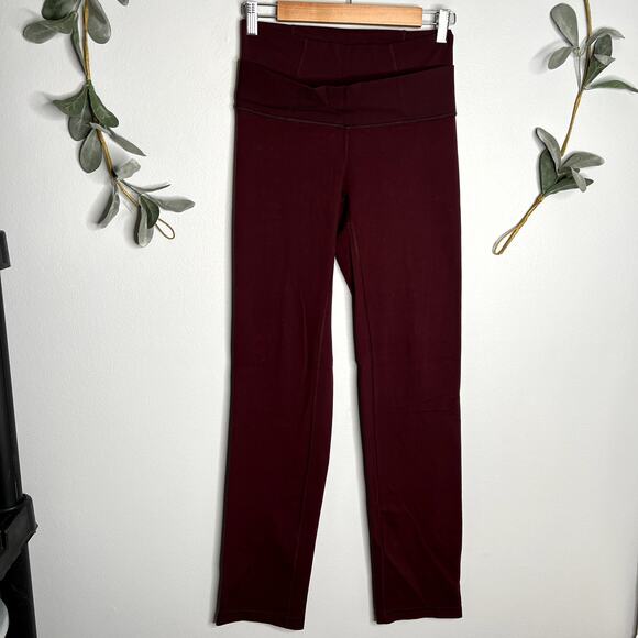 Lululemon Maroon Leggings LAST CALL - Picture 1 of 9